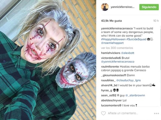 ¡Sigue el terror! Los disfraces de los deportistas en Halloween