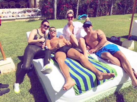 Revelan por qué Georgina no aparece en las fotos de vacaciones de Cristiano Ronaldo