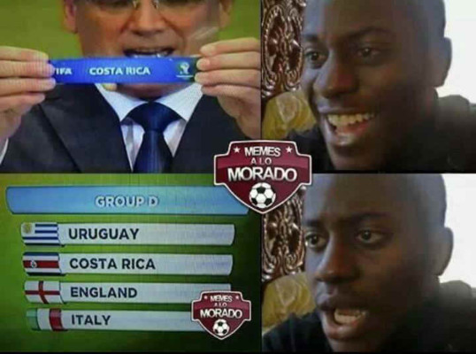 Memes sobre el sorteo del Mundial Brasil 2014.