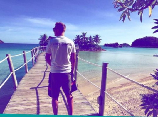 Las lujosas vacaciones de Maxi López y su tremenda novia sueca