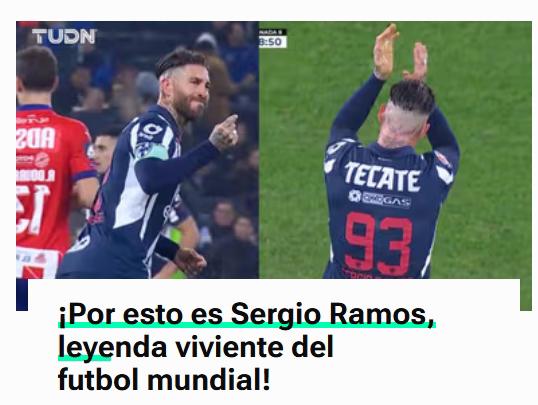 “Puede terminar como delantero”: prensa de México se rinde ante Sergio Ramos tras su debut y Faitelson sorprende