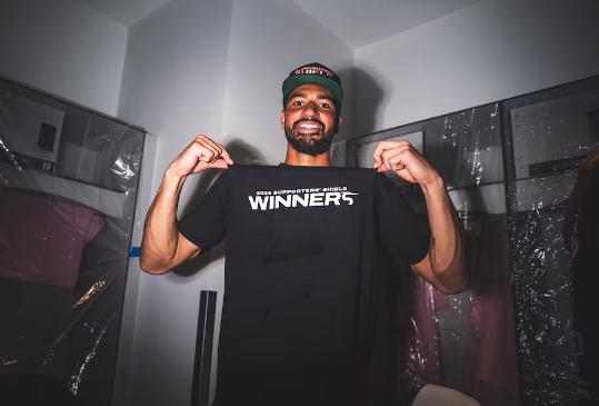 David Ruiz festejando con Messi: locura del Inter Miami tras ganar su segundo título y Beckham se rinde al argentino