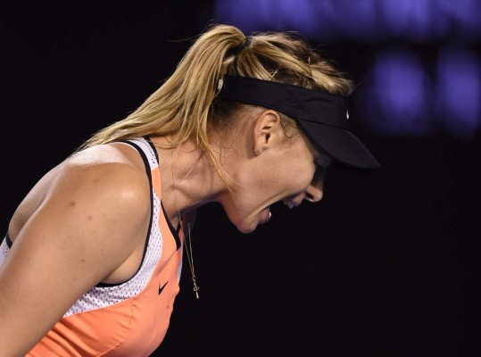 Sharapova luchó con todo para sumar su victoria 600 en su carrera