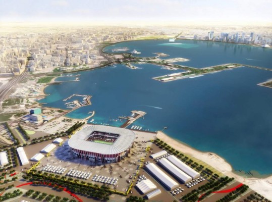 ¡A cuatro años! Así lucen los estadios que están en construcción para el Mundial de Qatar 2022&nbsp;&nbsp;