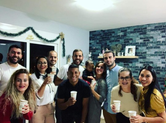 ¡A lo grande! Así disfrutan de las fiestas navideñas los jugadores de Honduras