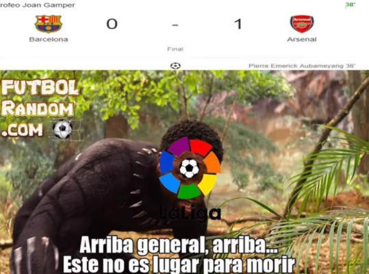 Los memes liquidan a Messi por su discurso y a Griezmann que no hace 'nada' luego del Barcelona-Arsenal