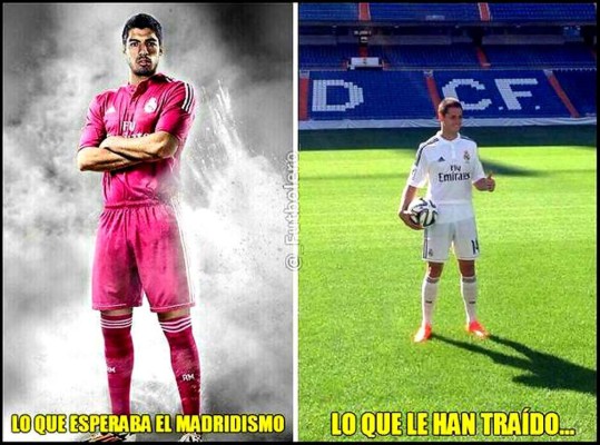 Aficionados se burlan de la llegada de Chicharito al Real Madrid
