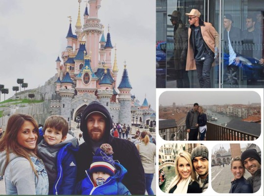 Cracks del Barcelona se fueron de vacaciones y Messi sorprendió a Roccuzzo