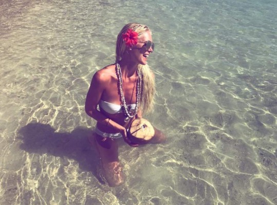 Las lujosas vacaciones de Maxi López y su tremenda novia sueca