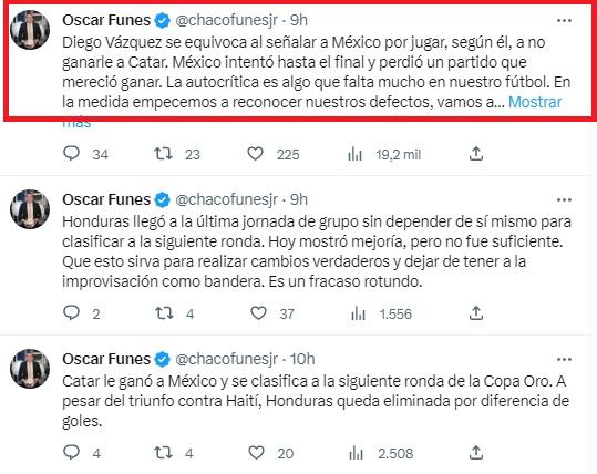 Las respuestas a Diego Vázquez tras dejar en duda el triunfo de Qatar ante México: “Excusas mediocres para justificar el fracaso”