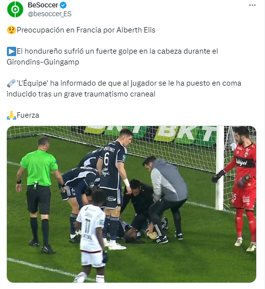 Oran por Alberth Elis: prensa mundial, clubes franceses y futbolistas se solidarizan con el hondureño tras su lesión