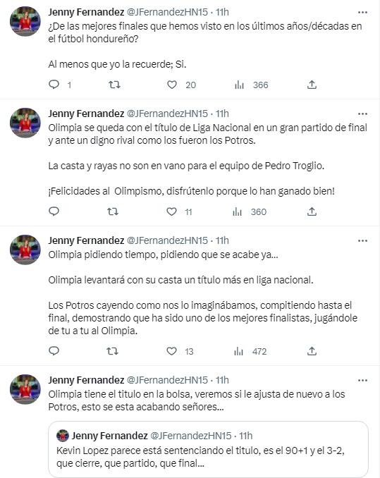 Periodistas hondureños reaccionan tras el título 36 de Olimpia ante Olancho FC: “Liga predecible y pequeña para Troglio”