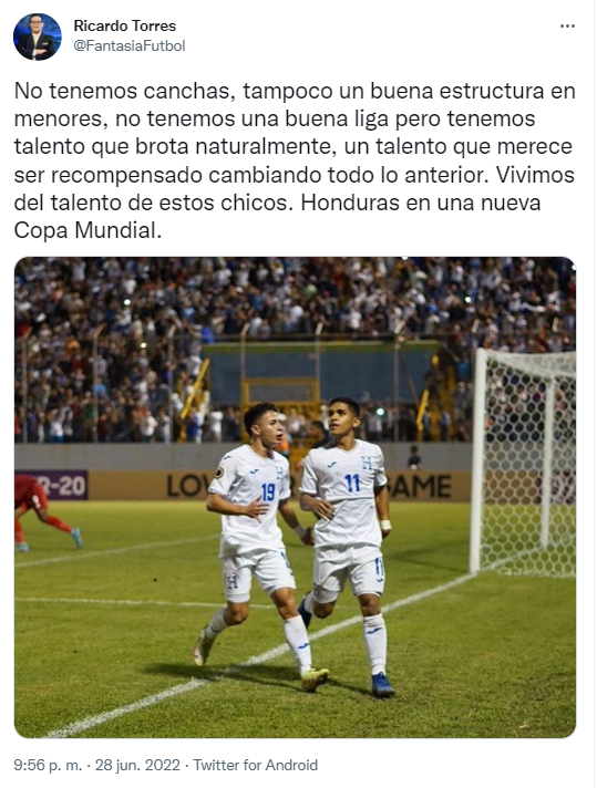 Periodistas reaccionan tras la clasificación de Honduras al Mundial de Indonesia: ‘‘Es capaz de vencer a Estados Unidos y ser campeón’’