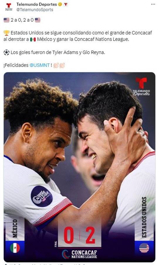 Faitelson señala los culpables: lo que dice la prensa de México luego de caer ante Estados Unidos en Liga de Naciones