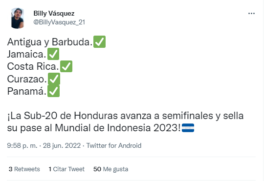 Periodistas reaccionan tras la clasificación de Honduras al Mundial de Indonesia: ‘‘Es capaz de vencer a Estados Unidos y ser campeón’’