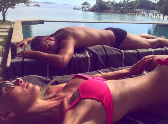 Las lujosas vacaciones de Maxi López y su tremenda novia sueca