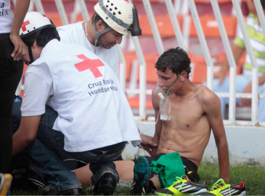 Jugador de reservas de Real España sufrió deshidratación