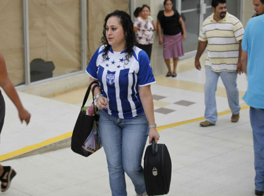 Ambiente antes del juego Honduras vrs Panamá