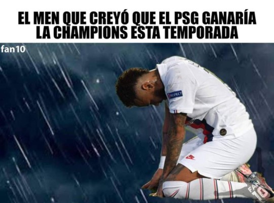 Los otros memes que no has visto donde hacen pedazos a Neymar y PSG por perder la Champions&nbsp;&nbsp;