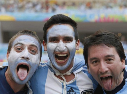 Las mejores imágenes del juego Argentina vs Bélgica.