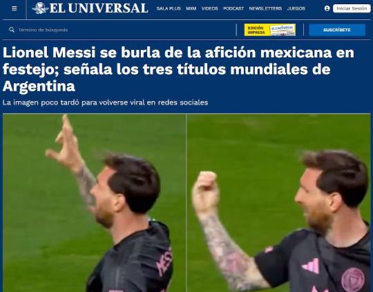 ¿Qué dijo Faitelson? Prensa mexicana reacciona por el gesto de Messi: “Se burla de la afición...”