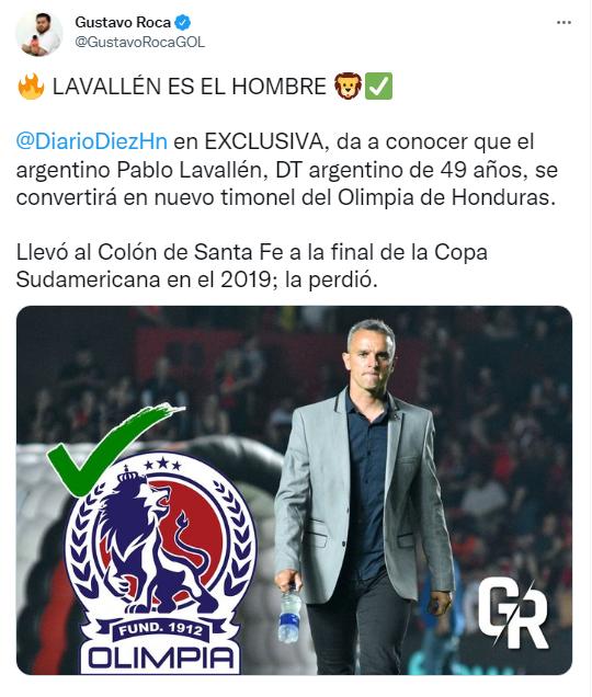 ¿Podrá conseguir el Penta? Así reaccionó la prensa de Honduras e internacional sobre la llegada de Pablo Lavallén a Olimpia
