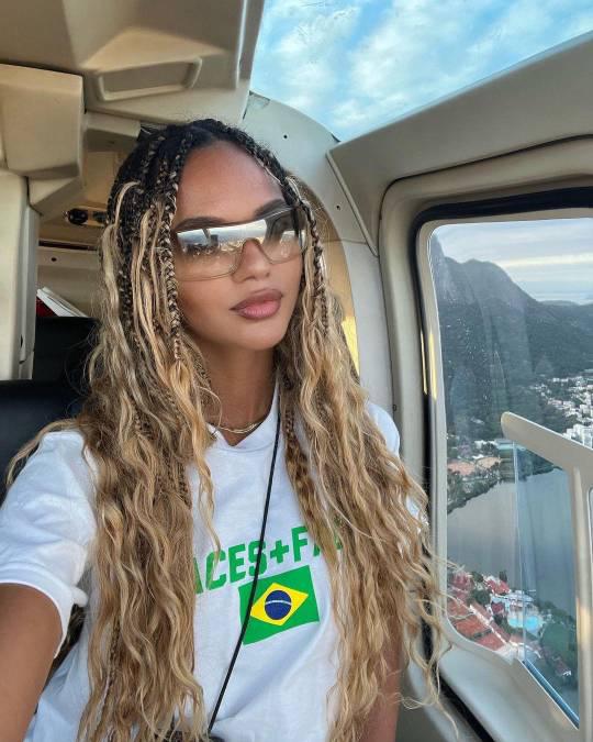 La sexy modelo brasileña que amenaza con dejar a Shakira sin Lewis Hamilton: “El piloto está jugando a las dos bandas”