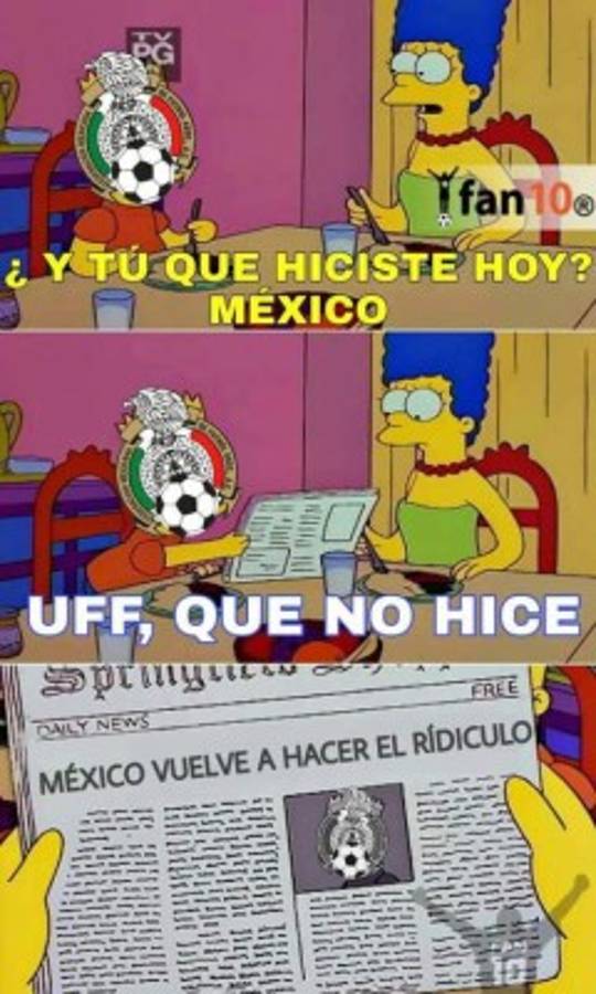 Los otros memes que dejó el fracaso de México en la Copa Oro 2017