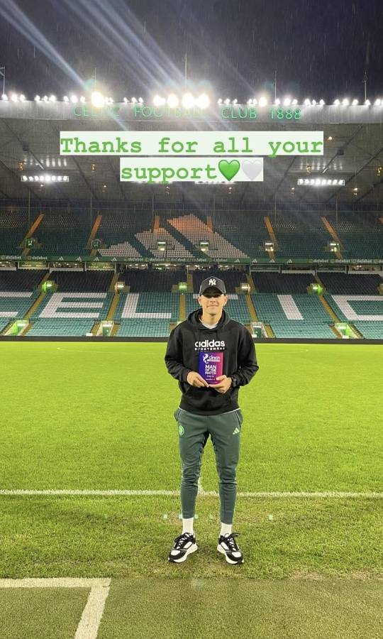 ¡Rendidos! Luis Palma festeja ‘MVP’ con el Celtic, admirable puntuación y así reaccionó tras su hat-trick de asistencias