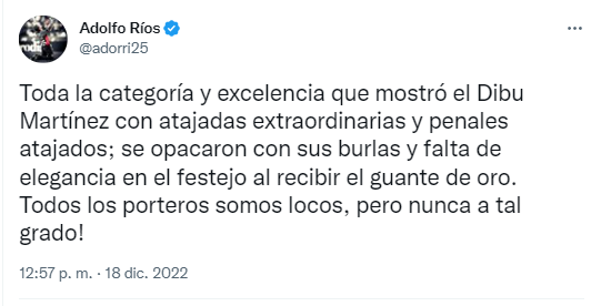 “Tu vulgaridad atenta contra la afición, la FIFA debería quitarte el premio”: explotan críticas contra Dibu Martínez por obscenso gesto