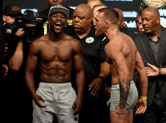 En fotos: Polémica e insultos entre Mayweather y McGregor a un día de la pelea