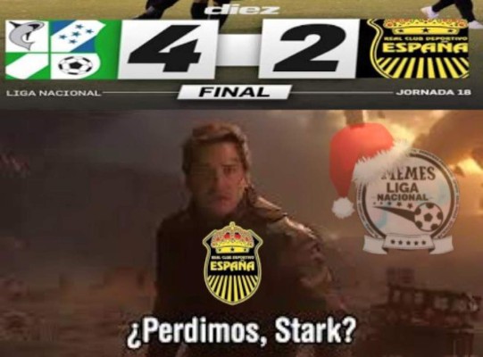 Real España, la burla en los memes tras quedar eliminados de la pentagonal