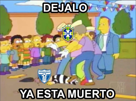 ¡Destrozan en memes a Honduras por goleada de Brasil en el Maracaná!