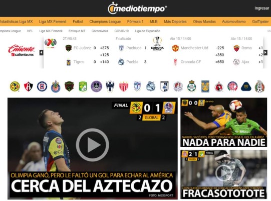 Lo que dice la prensa mexicana sobre el Olimpia: 'Cerca del aztecazo y un equipo sucio'