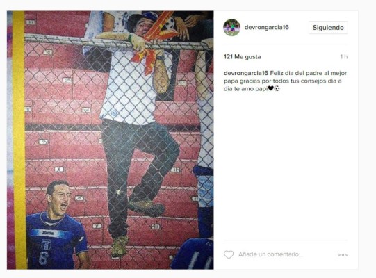 Mensajes de jugadores hondureños en el día del padre