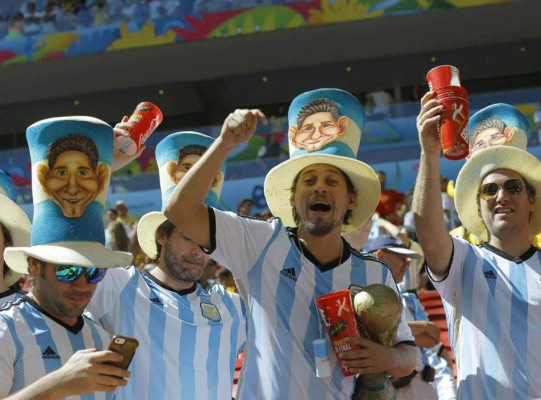 Las mejores imágenes del juego Argentina vs Bélgica.