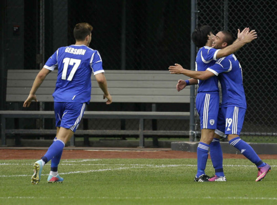 Honduras pierde 2-0 ante Israel en el estadio Citi Field de New York.
