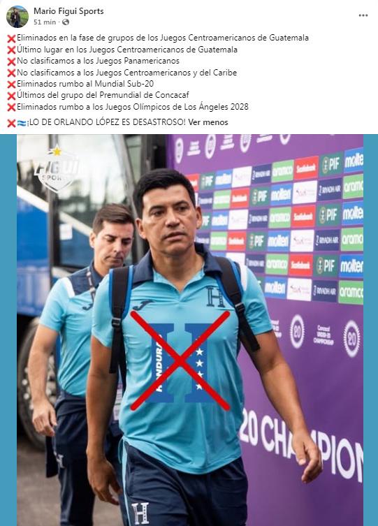 Tremendo horror: señalan al culpable del papelón de Honduras en la Sub-20