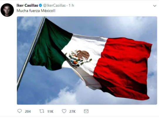 ¡Ojo! Famosos, deportistas e incluso Donald Trump envían sus mensajes de solidaridad a México