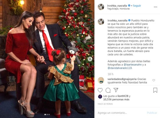 En familia y con mucha elegancia, así pasaron la navidad los famosos de Honduras