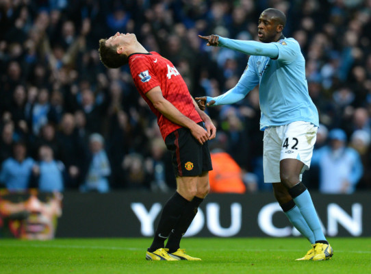 Las mejores imajenes del Clasico Manchester United VRS Manchester City