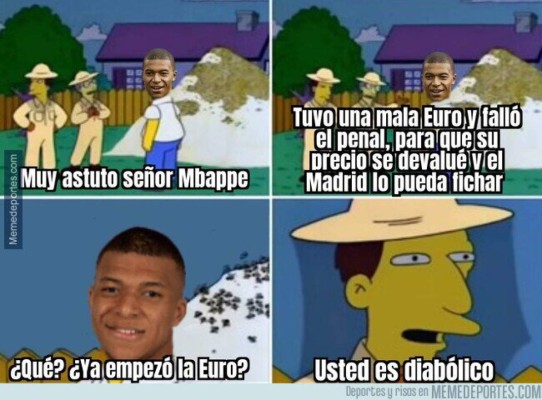 Los mejores memes que dejaron los octavos de final de la Eurocopa: Mbappé y CR7, humillados