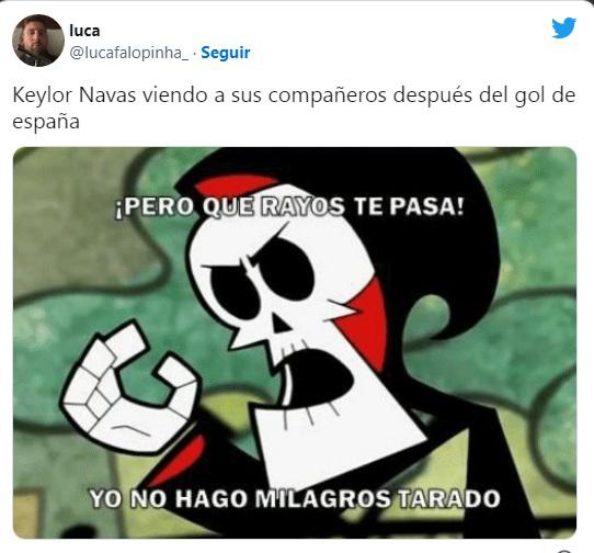 Hacen pedazos a Keylor Navas: Los crueles memes contra Costa Rica tras la humillación en el Mundial de Qatar 2022 ante España