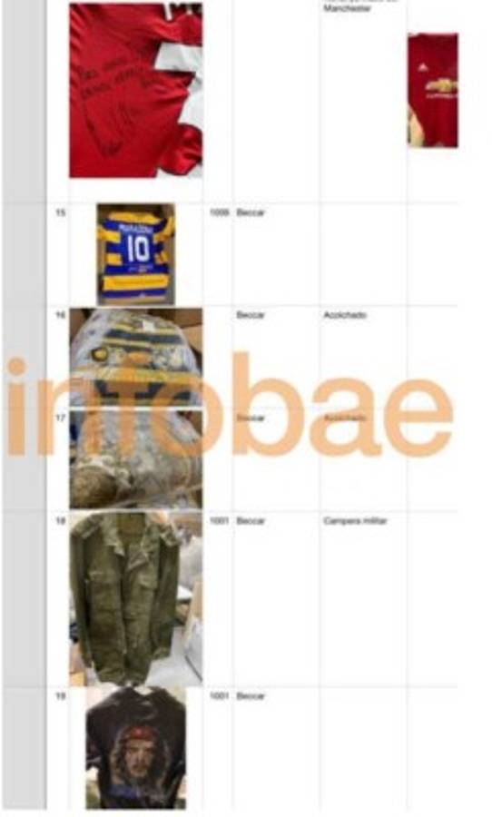 Salen a la luz los tesoros escondidos que dejó Maradona en un contenedor que llegó de Dubái