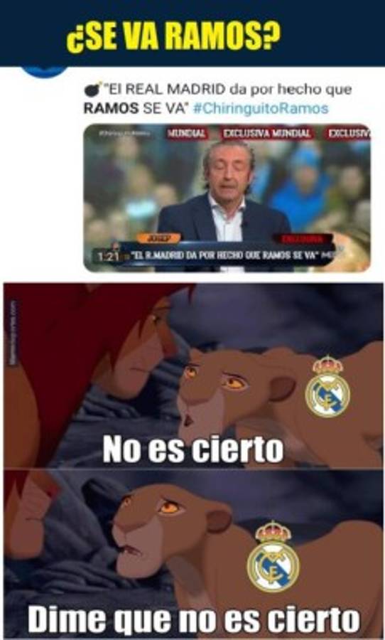 Real Madrid, el VAR y Sergio Ramos son destrozados con memes tras perder ante Levante
