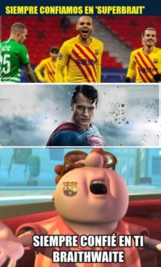 'Súper' Braithwaite, protagonista de los memes tras la victoria de Barcelona ante Betis
