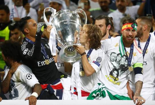 Luka Modric ha sido campeón cuatro veces de Champions League con el Real Madrid.