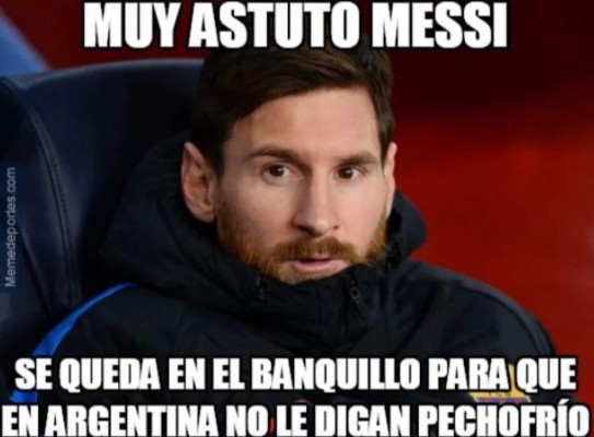 Lionel Messi se adueñó de los memes tras salvar al Barcelona
