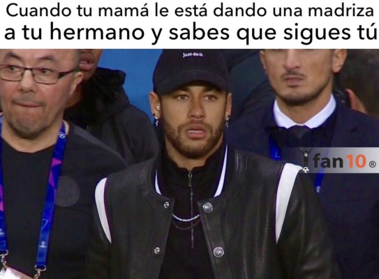 Los memes 'trituran' a Neymar y al PSG tras ser eliminados de la Champions por el United