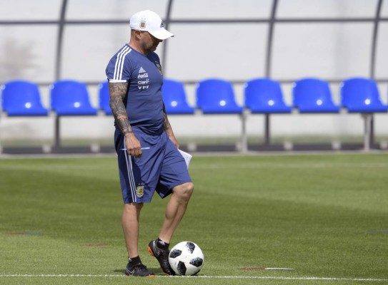 El rostro de Messi: El tenso entreno de Argentina antes de su 'final' contra Nigeria en Rusia 2018